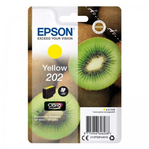 Tinteiro Epson Original Singlepack Yellow 202 Claria Premium Ink